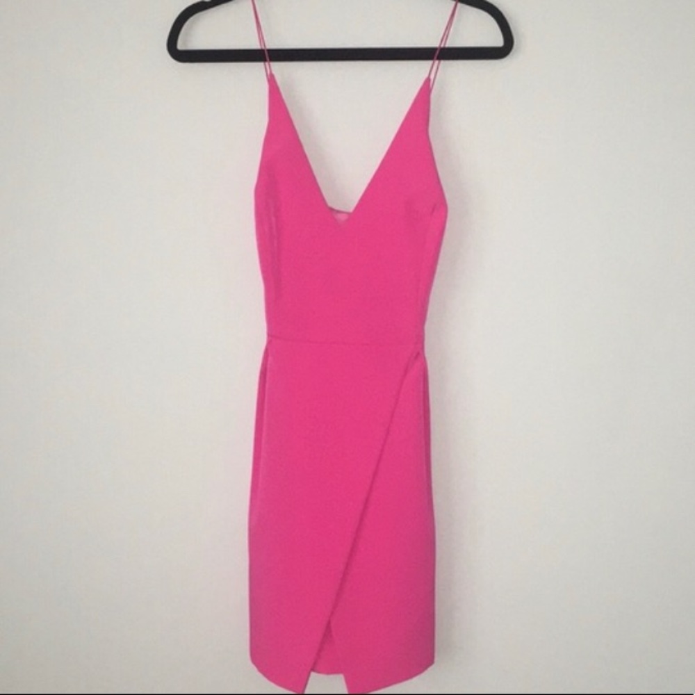 Hot pink Topshop dress